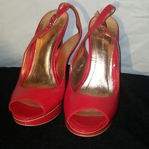 BCBGeneration Red Patent Heels (BCRP)